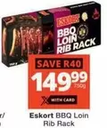 Eskort - BBQ Loin Rib Rack