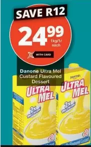 Danone - Ultra Mel Custard Flavoured Dessert