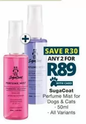 Perfume Mist for Dogs & Cats