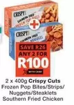Frozen - Crispy Cuts Pop Bites/Strips/ Nuggets/Steaklets Southern Fried Chicken