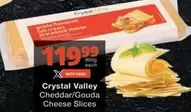 Crystal Valley - Cheddar/Gouda Cheese Slices
