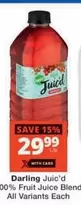 Darling - Juic'd 100% Fruit Juice Blend