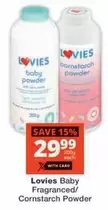 Lovies - Baby Fragranced/ Cornstarch Powder