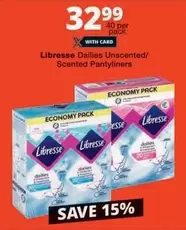Libresse - Dailies Unscented/ Scented Pantyliners