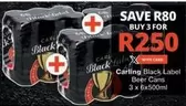 Carling - Black Label Beer Cans