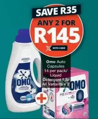 Omo - Auto Capsules, Liquid Detergent
