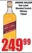 Johnnie Walker - Red Label Blended Scotch Whisky