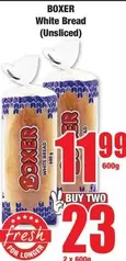 Boxer - White Bread (Unsliced)