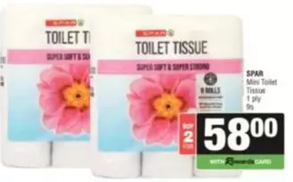 Spar - Mini Toilet Tissue