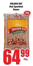 Golden Ray - Red Speckled Beans