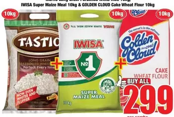 IWISA - Super Maize Meal & Cake Wheat Flour