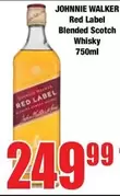 Johnnie Walker - Red Label Blended Scotch Whisky