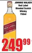 Johnnie Walker - Red Label Blended Scotch Whisky