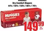 Huggies - Dry Comfort Diapers
