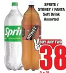STONEY - Sprite / Stoney / Fanta Soft Drink