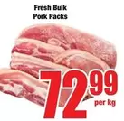 Fresh Bulk Pork Packs