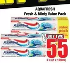 Aquafresh - Fresh & Minty Value Pack