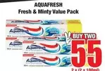 Aquafresh - Fresh & Minty Value Pack