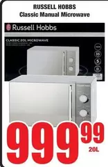 Russell Hobbs - Classic Manual Microwave