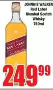 Johnnie Walker - Red Label Blended Scotch Whisky