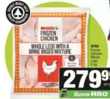 Spar - Frozen Chicken Whole Legs