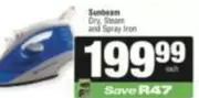 Sunbeam - Dry, Steam and Spray Iron