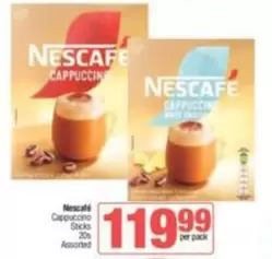 Nescafé - Cappuccino Sticks