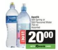 Aquelle - Stil Spring or Still Flavoured Water