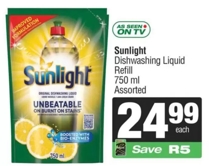 Sunlight - Dishwashing Liquid Refill