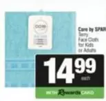 Spar - Terry Face Cloth for Kids or Adults