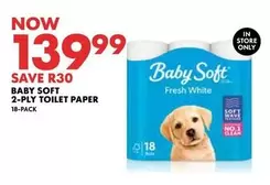 Baby Soft - 2-PLY TOILET PAPER