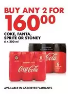 fanta - COKE, FANTA, SPRITE OR STONEY