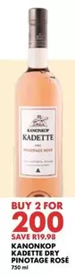 Kanonkop - KANONKOP KADETTE DRY PINOTAGE ROSÉ