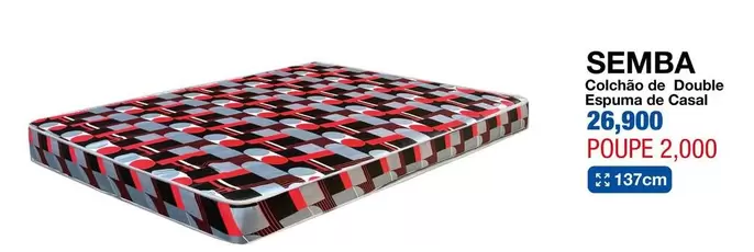 Colchão de Double Espuma de Casal