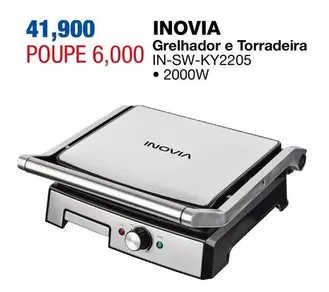 Grelhador e Torradeira IN-SW-KY2205