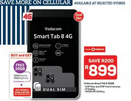 Vodacom - Smart Tab 8 4G