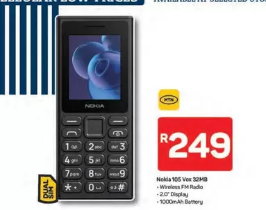 Nokia - 105 Vox 32MB