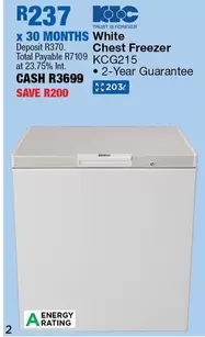 KIC - Chest Freezer KCG215