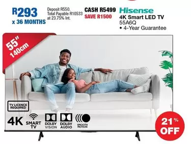 Hisense - 4K Smart LED TV