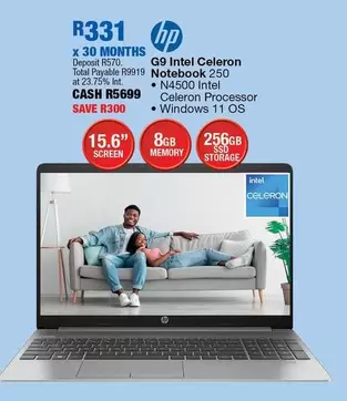 HP - G9 Intel Celeron Notebook 250