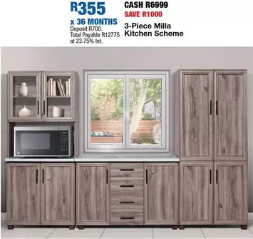 Total - 3-Piece Milla Kitchen Scheme