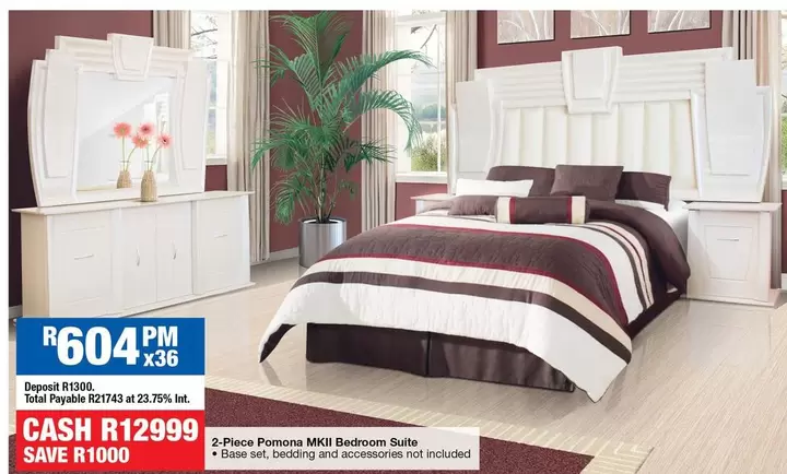 Total - 3-Piece Pomona MKI Bedroom Suite