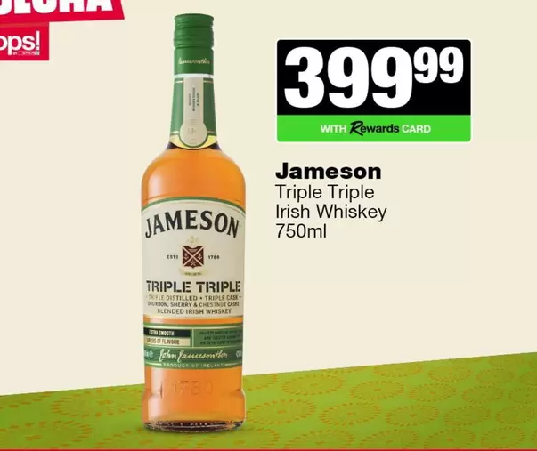 Jameson - Triple Triple Irish Whiskey