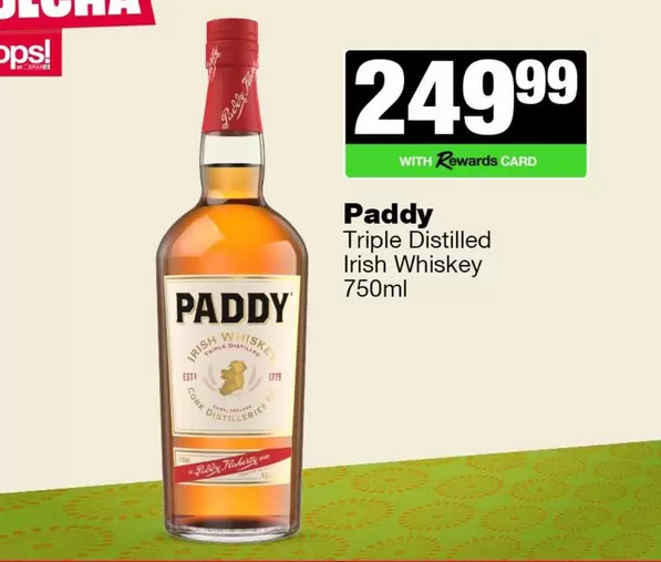 Triple Distilled Irish Whiskey