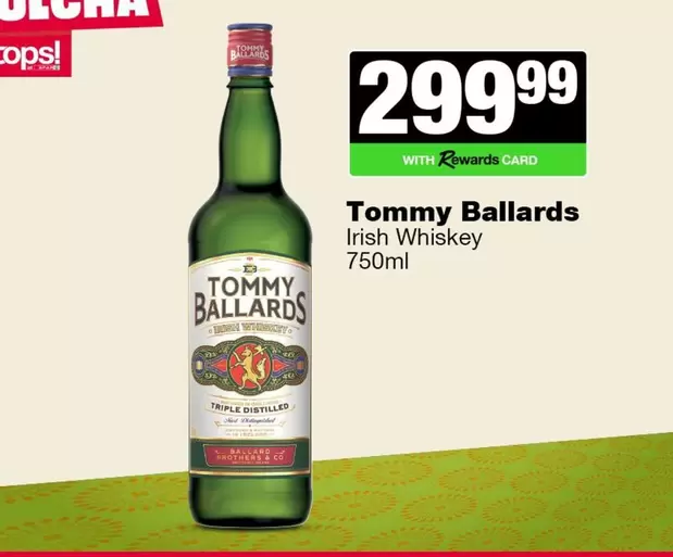 Tommy Ballards Irish Whiskey