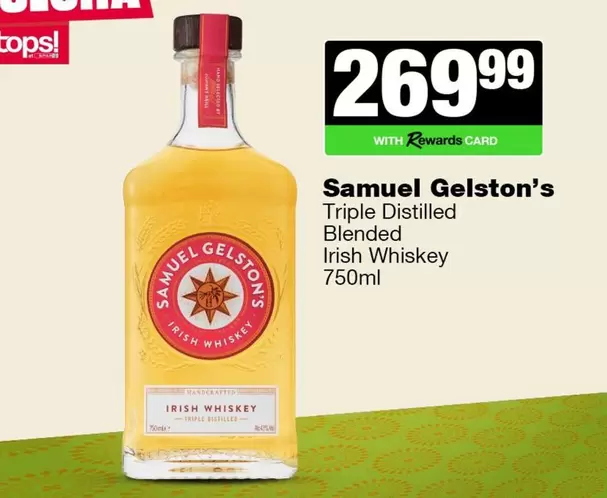 Triple Distilled Blended Irish Whiskey