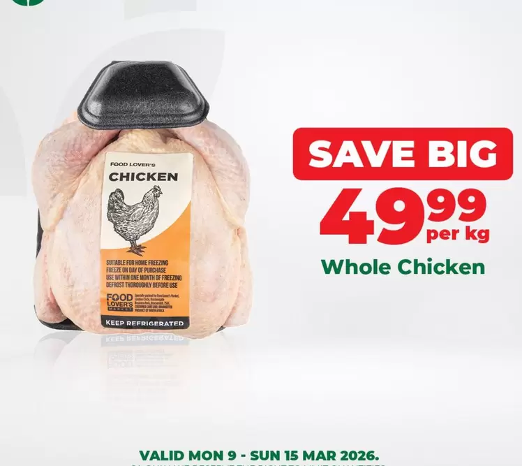 Food Lover's Market - Whole Chicken