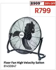Salton - Floor Fan High Velocity 