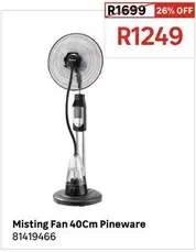 Pineware - Misting Fan 40Cm