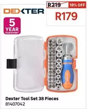 Dexter - Tool Set 38 Pieces